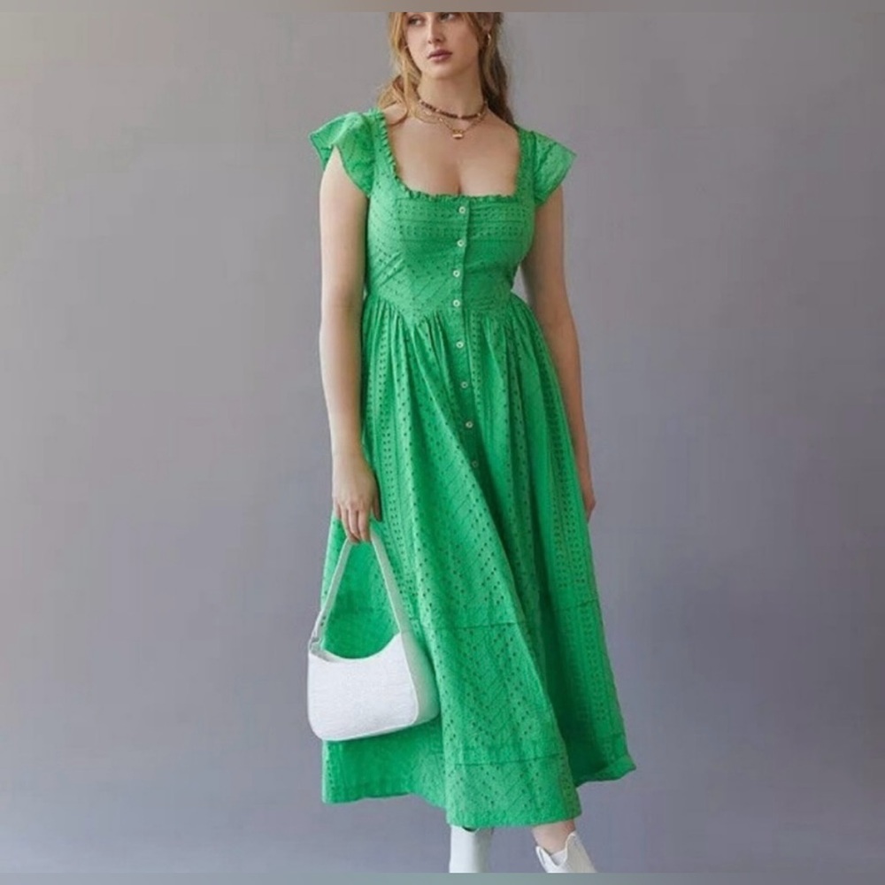 Urban Outfitters Fiona Eyelet dress - Picture 6 of 11